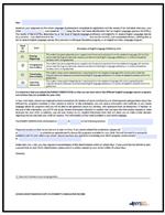 ELL Entitlement Letter - This shows your child's current level of English proficiency